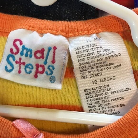 Small Steps Infant Girls Romper 12 mos Bumble Bee - Picture 3 of 3
